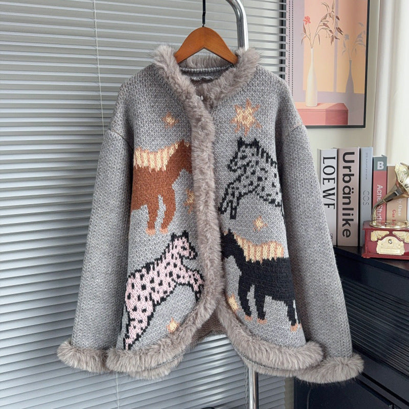 V-neck long sleeved sweater