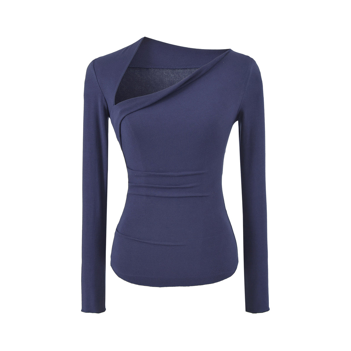 Premium Asymmetrical Long Sleeve Slim Fit T-Shirt