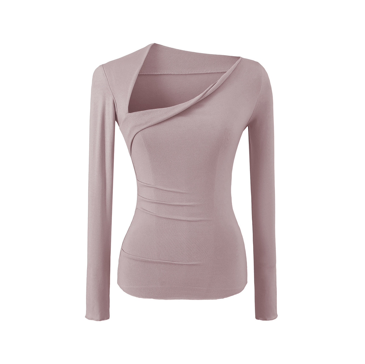 Premium Asymmetrical Long Sleeve Slim Fit T-Shirt
